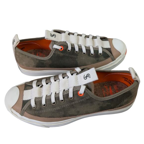 Converse x Todd Snyder Jack Purcell Rebel Prep Elmwood Egret Low Top Sneaker W8 - Picture 12 of 12